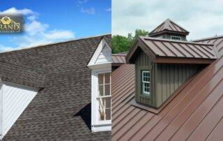 Asphalt Shingles vs. Metal Roofing