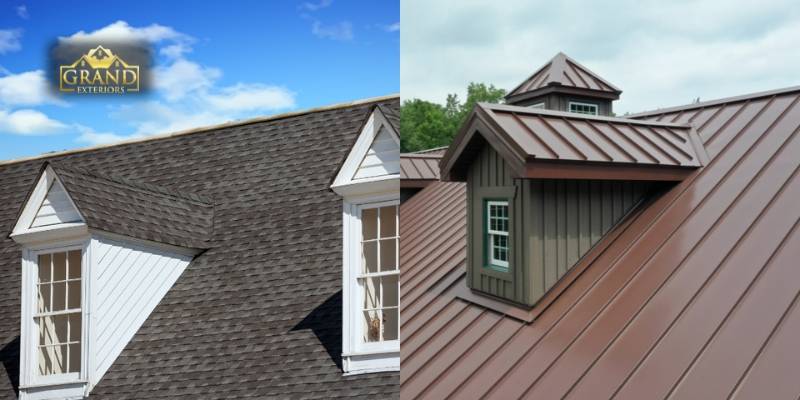 Asphalt Shingles vs. Metal Roofing